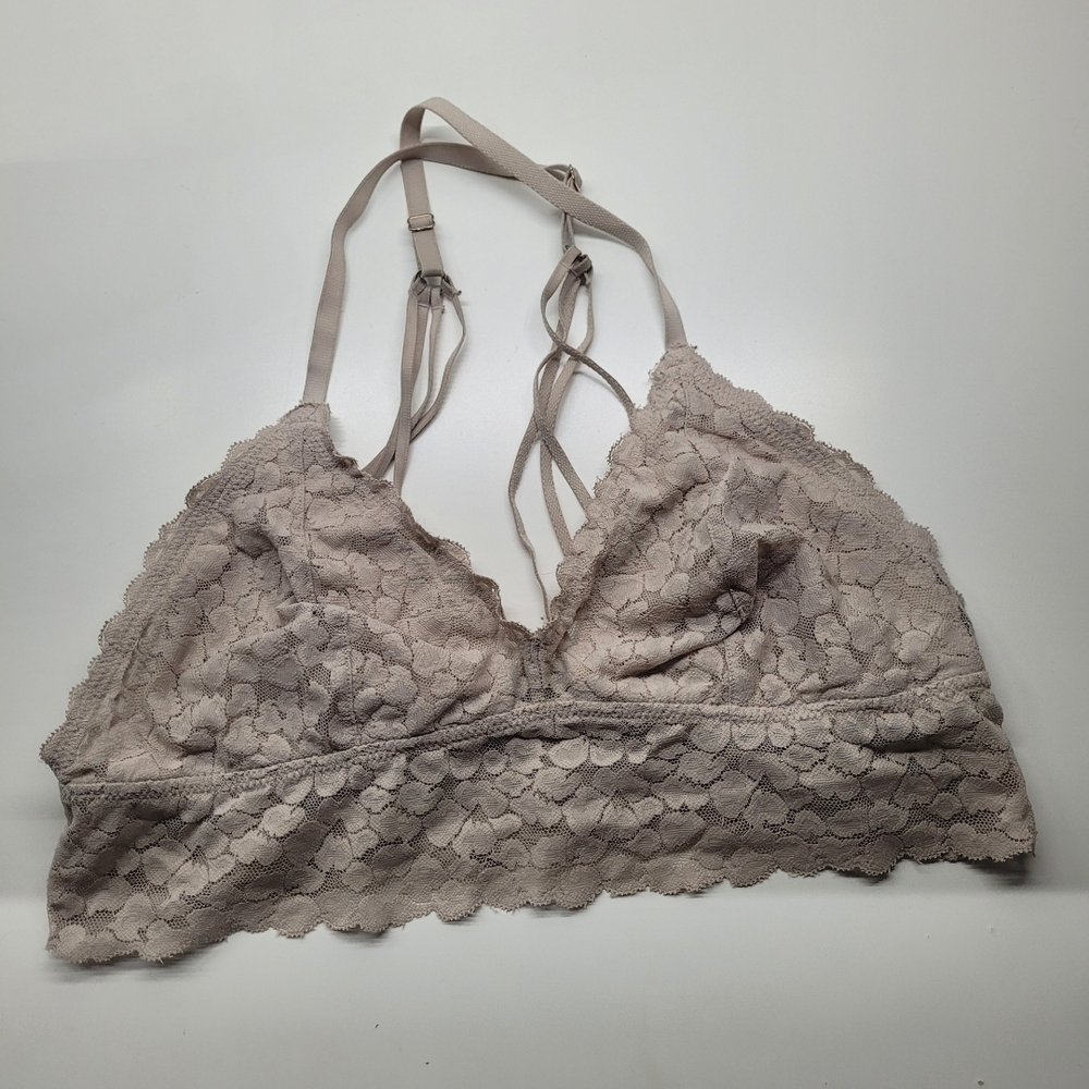 Aerie Lace Bralette in Soft Taupe